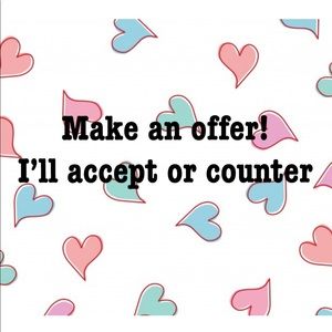 Love the item but not the price? MAKE ME AN OFFER!